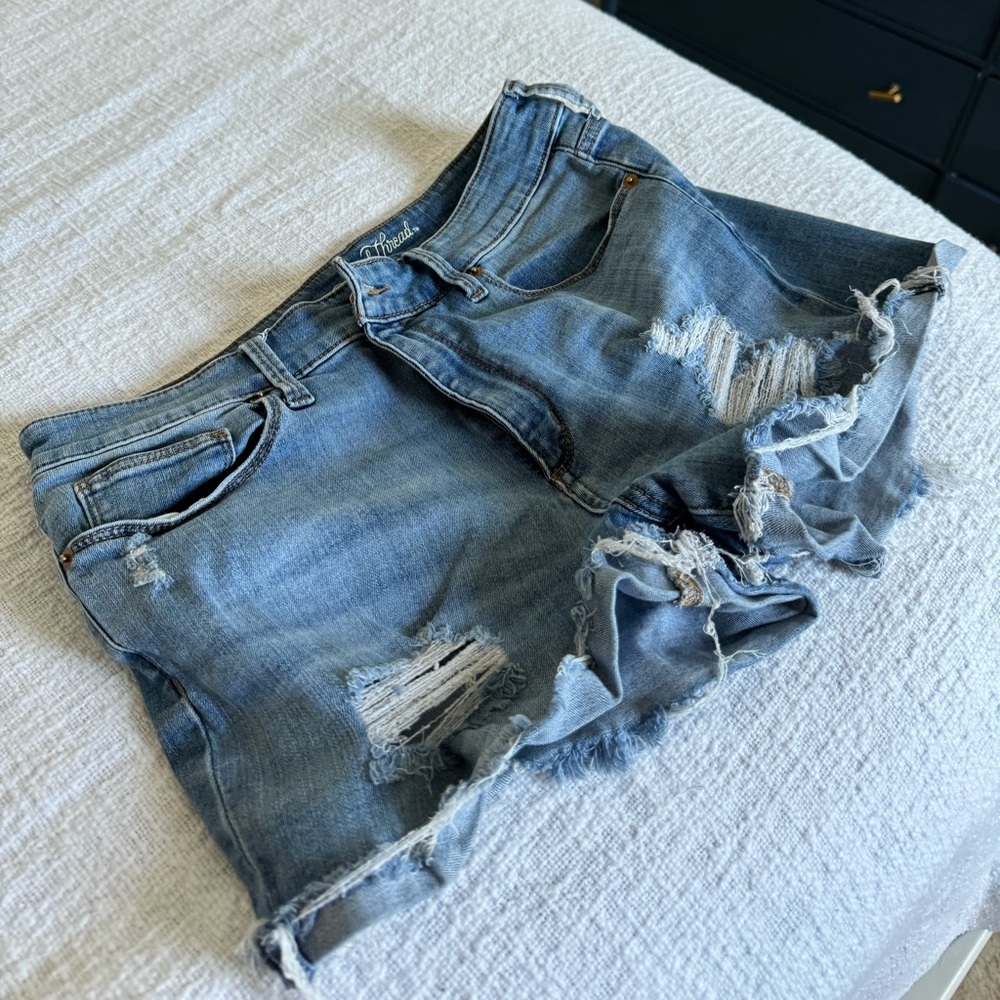 Denim shorts